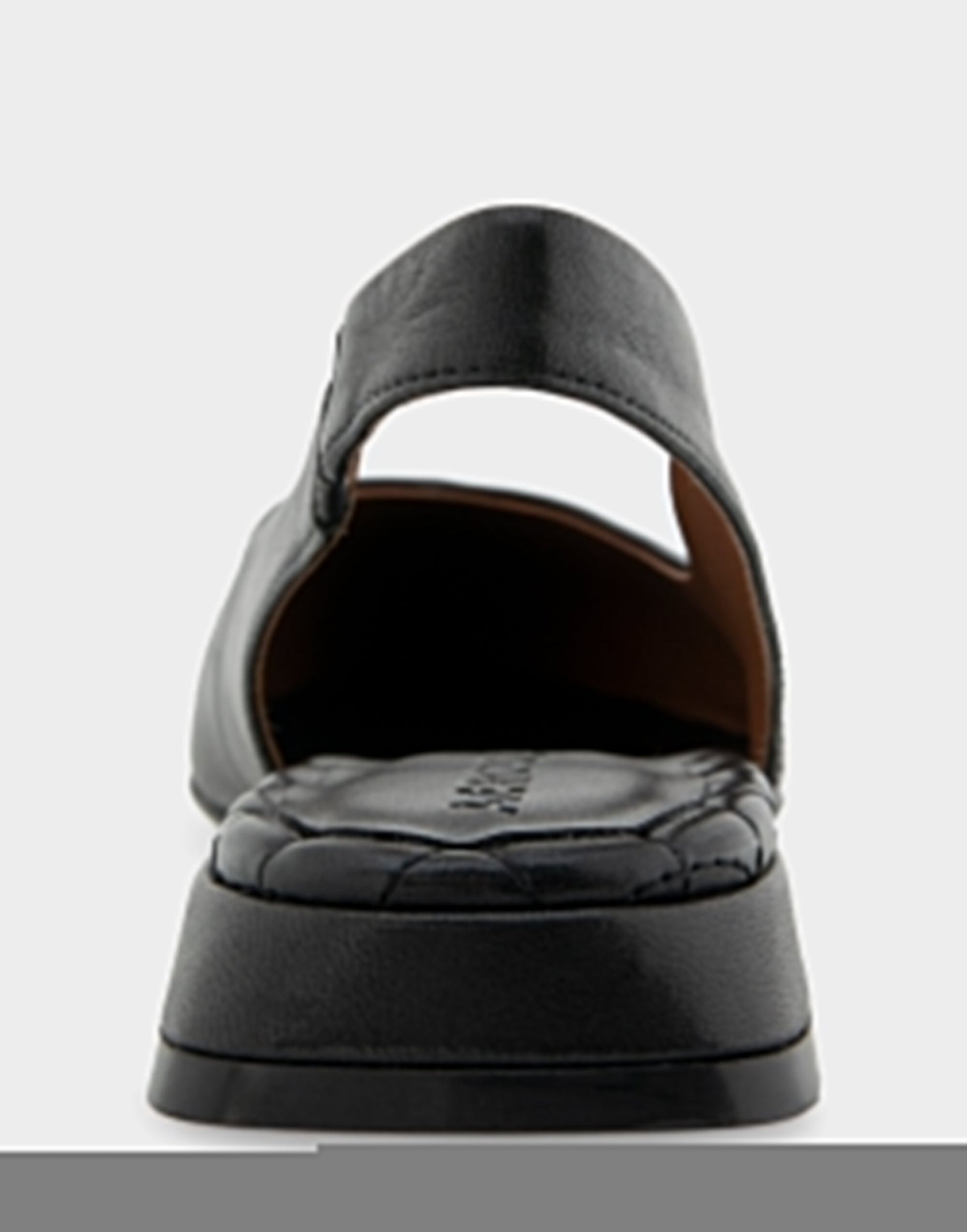 Nayana Flats | Black Leather
