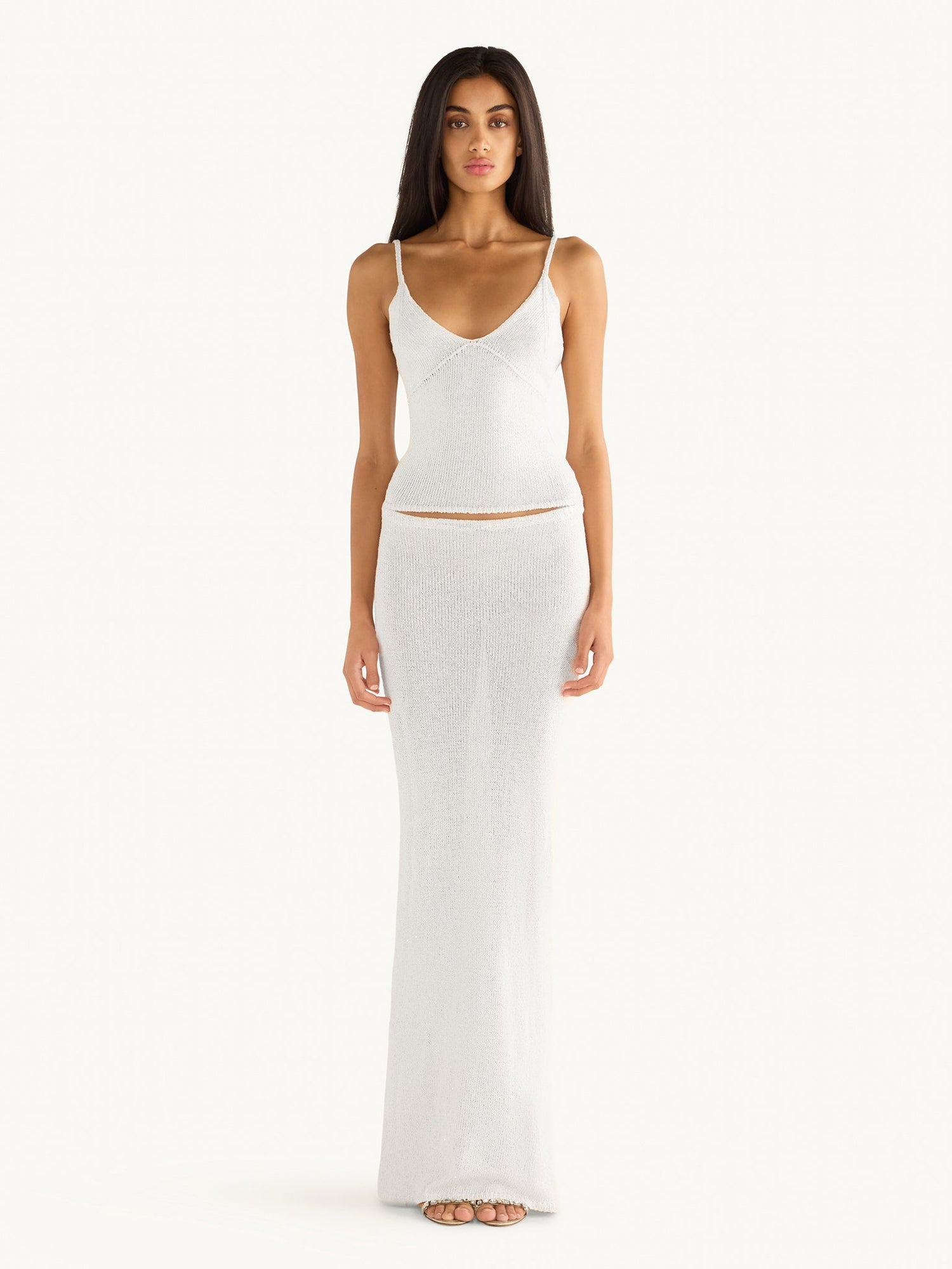 Star White Sequin