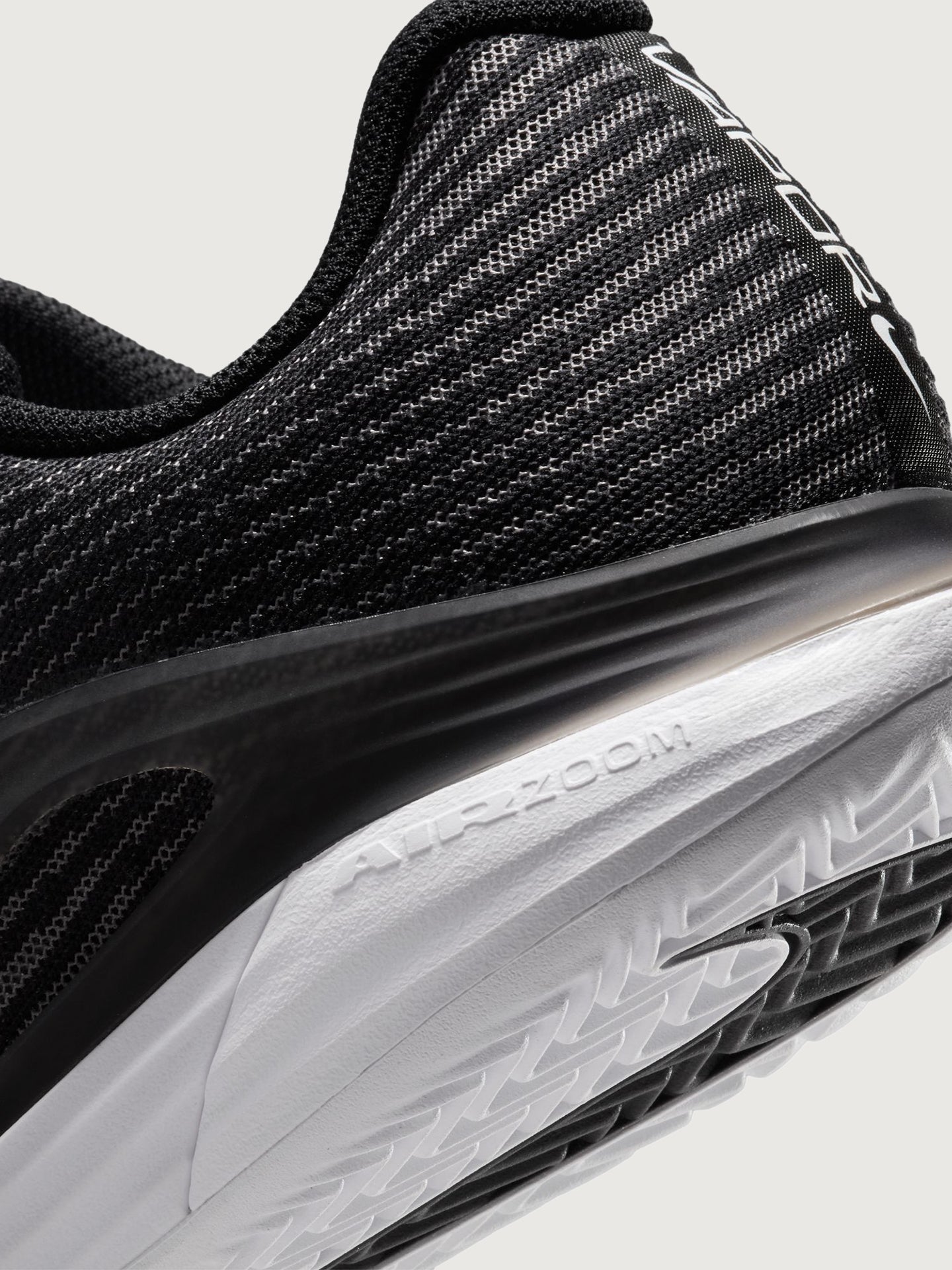 Nike Vapor 12 Sneaker | Black/White/Dark Smoke Grey
