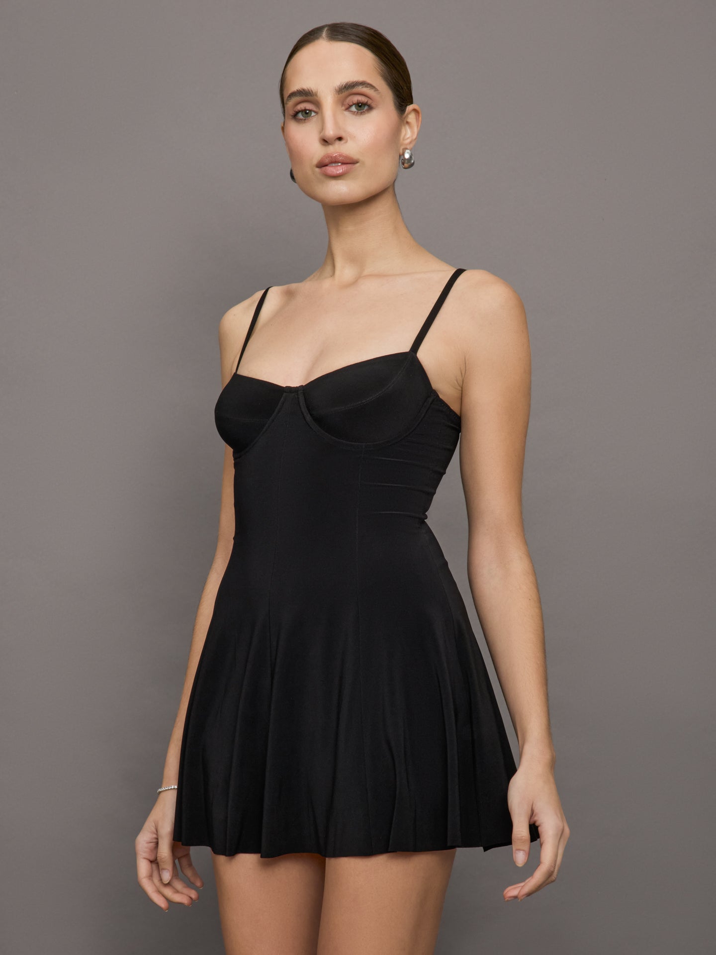 Underwire Pickleball Dress | Black