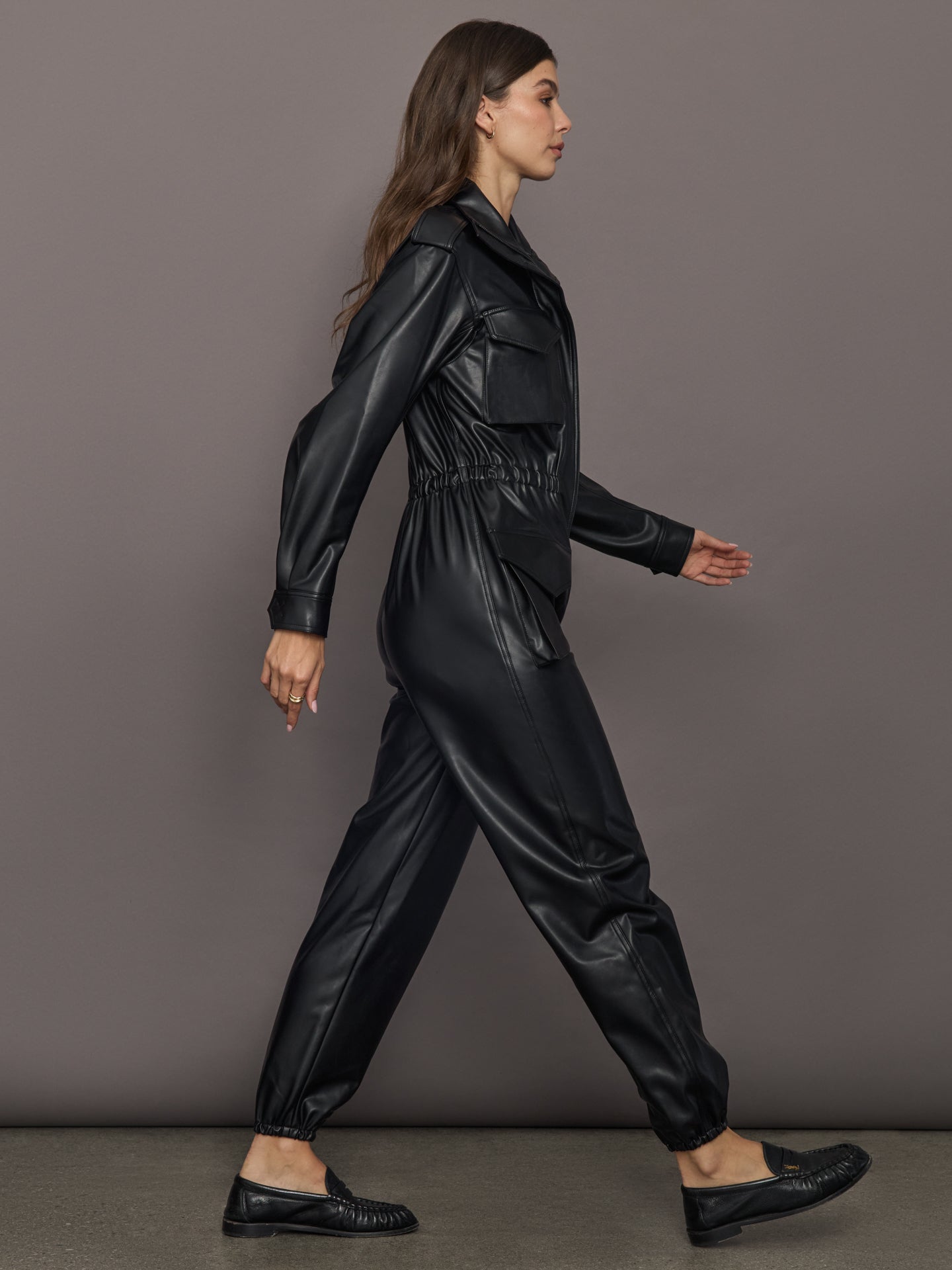 Turtle Cargo Jumpsuit | Black