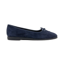 Novia Ballet Flat | Navy Suede
