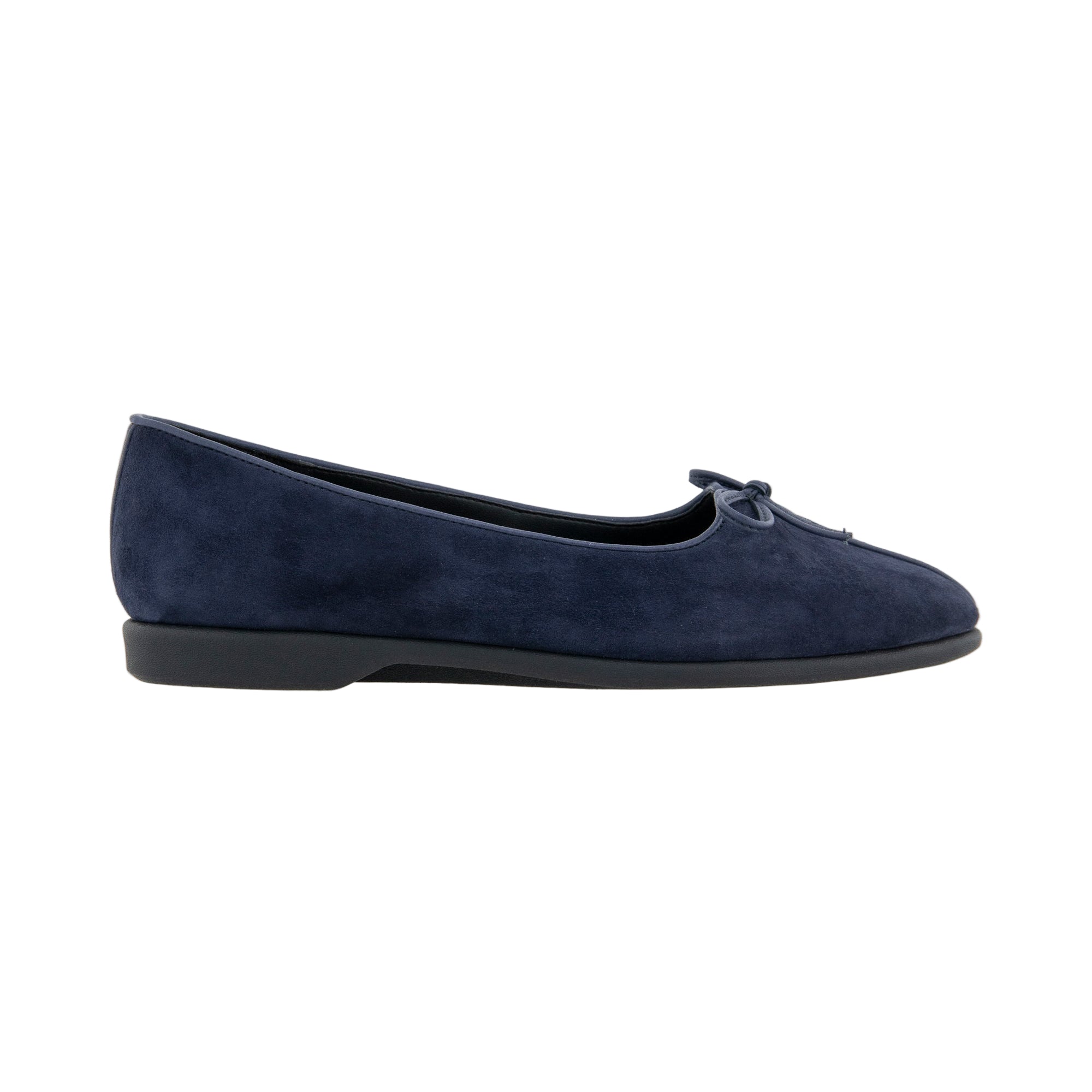 Novia Ballet Flat | Navy Suede