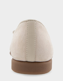 Novia Ballet Flat | Stone Suede