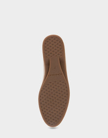 Novia Ballet Flat | Stone Suede