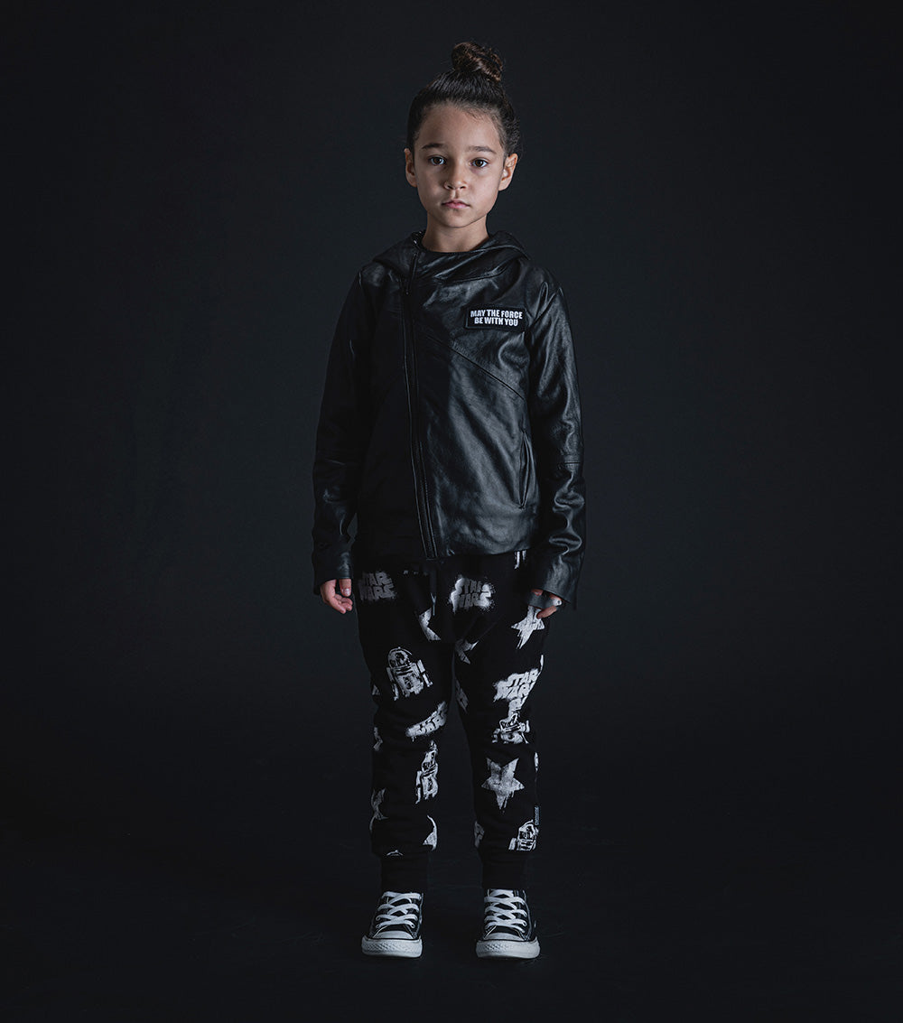 Kid | Darth Vader Leather Jacket | Black