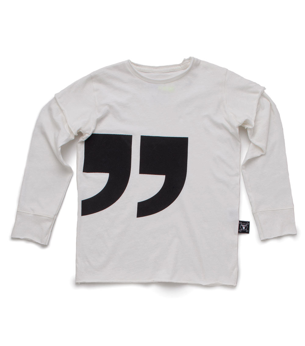 Kid | Quotation Shirt | White