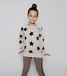 Kid | Star Sweatshirt | Natural