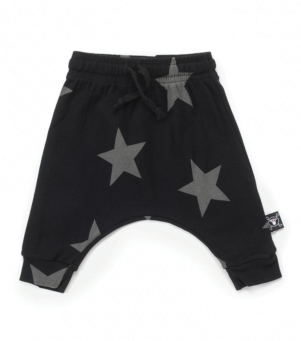 Newborn | Star Baby Baggy Pants | Black