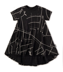 Kid | Sewing Pattern 360 Dress | Black