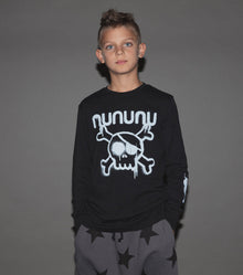 Kid | Sprayed Nununu Shirt | Black