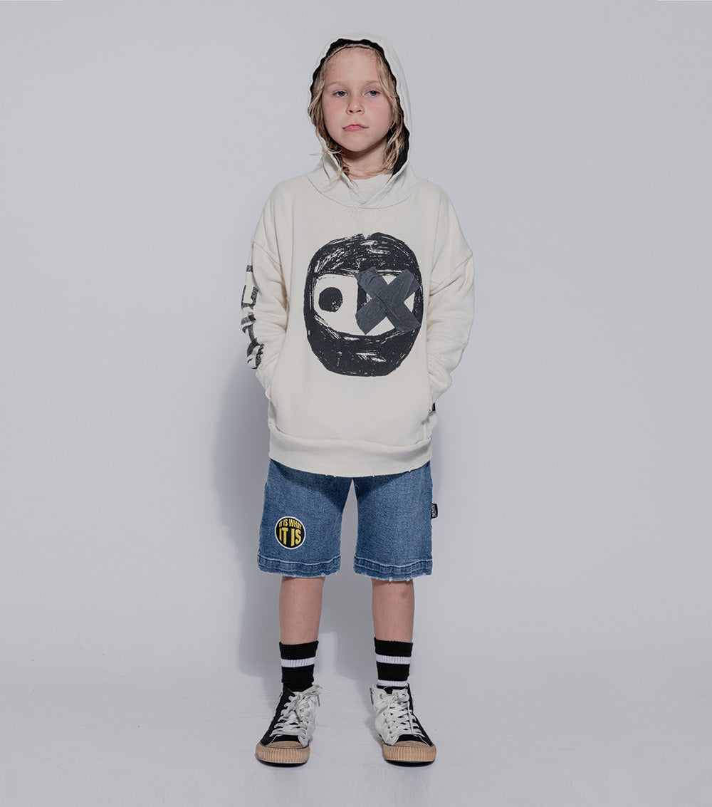 Kid | The Warrior Hoodie | Natural