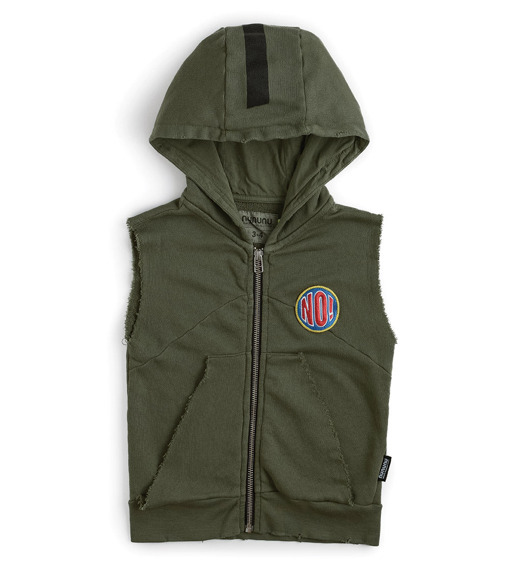 Kid | Raw Vest | Olive
