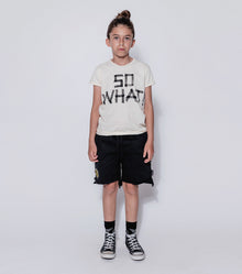 Kid | Unbalanced Shorts | Black