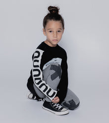 Kid | Double X Leggings | Dusty Heather Grey