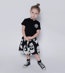 Kid | Voile Warriors Skirt | Black