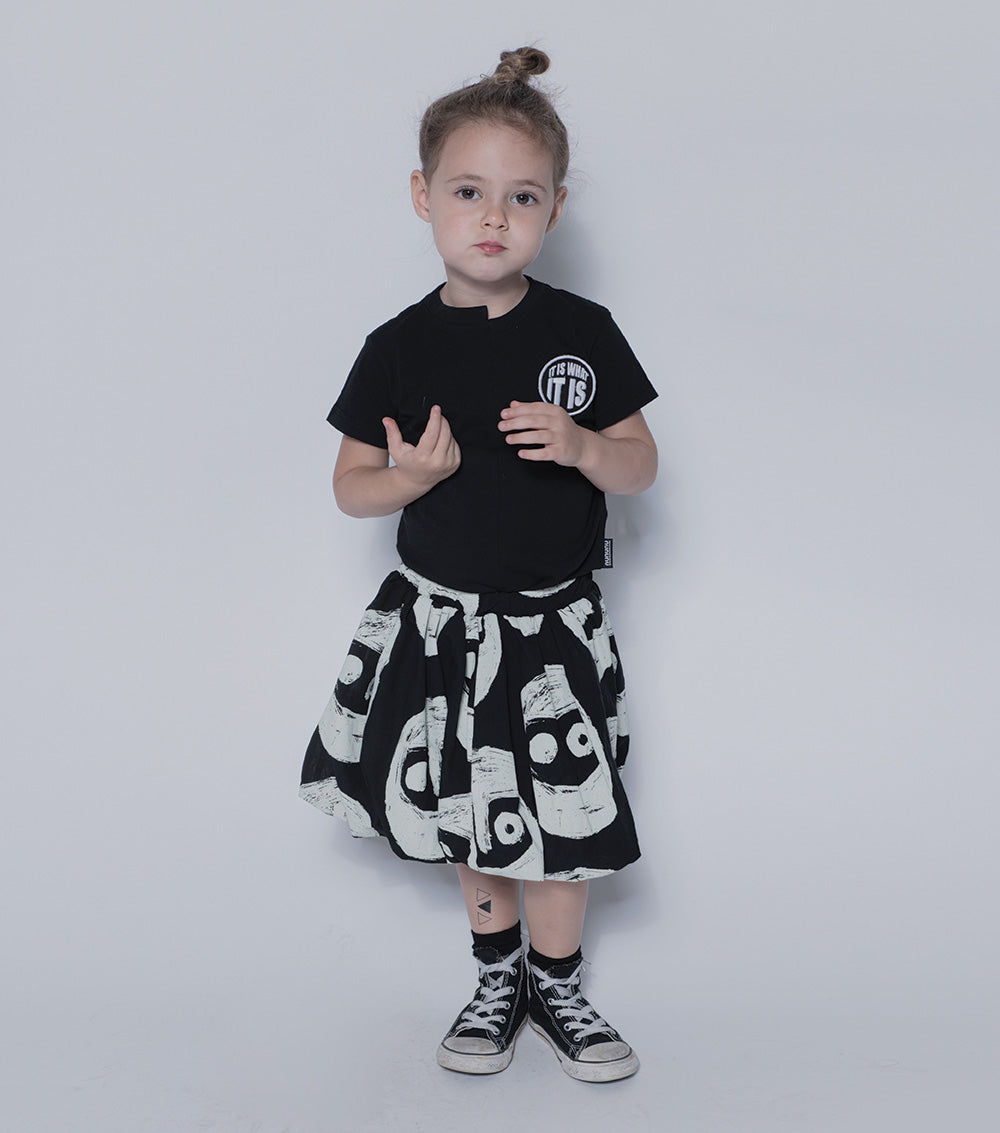 Kid | Voile Warriors Skirt | White
