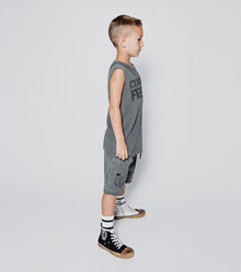 Kid | Control Freak Sleeveless Shirt | Vintage Grey
