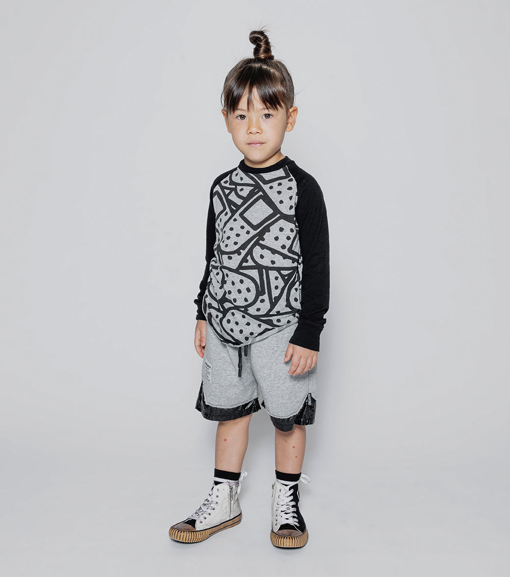 Kid | Bandaid Baseball Shirt | White