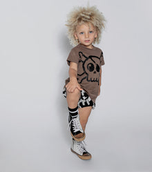 Kid | Abc Yoga Shorts | Black