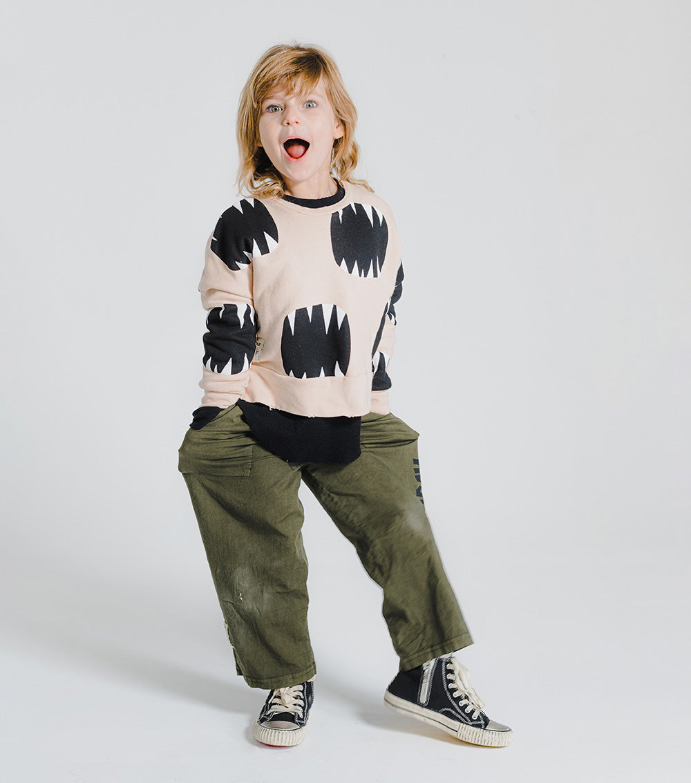 Kid | Roar Box Sweatshirt | Orange