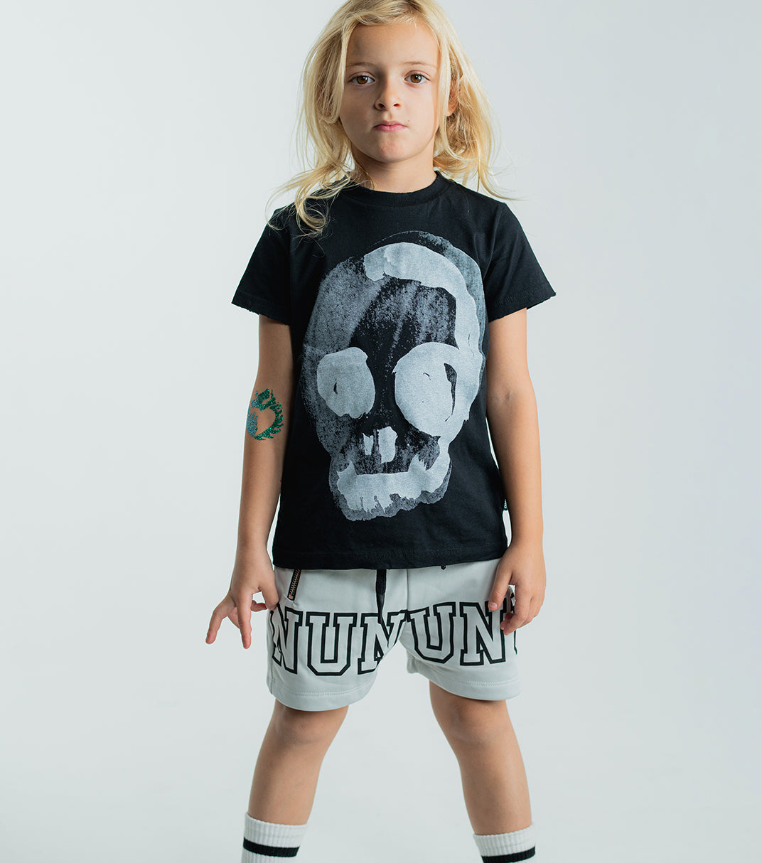 Kid | Nununu Shorts | Ice Grey