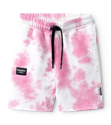 Kid | Tie Dye Sweatshorts | Pink