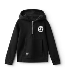 Unisex | 1/2 Zip Hoodie | Black