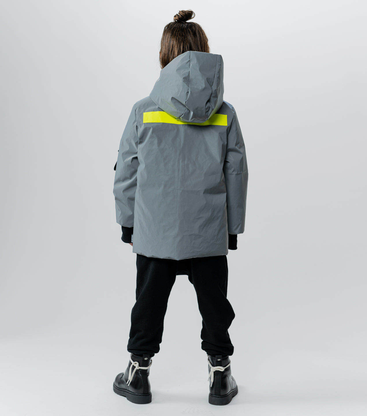 Unisex | Reflective Down Jacket | Lunar Grey