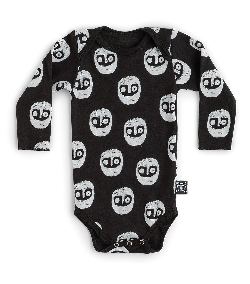 Newborn | The Warriors Onesie | Black