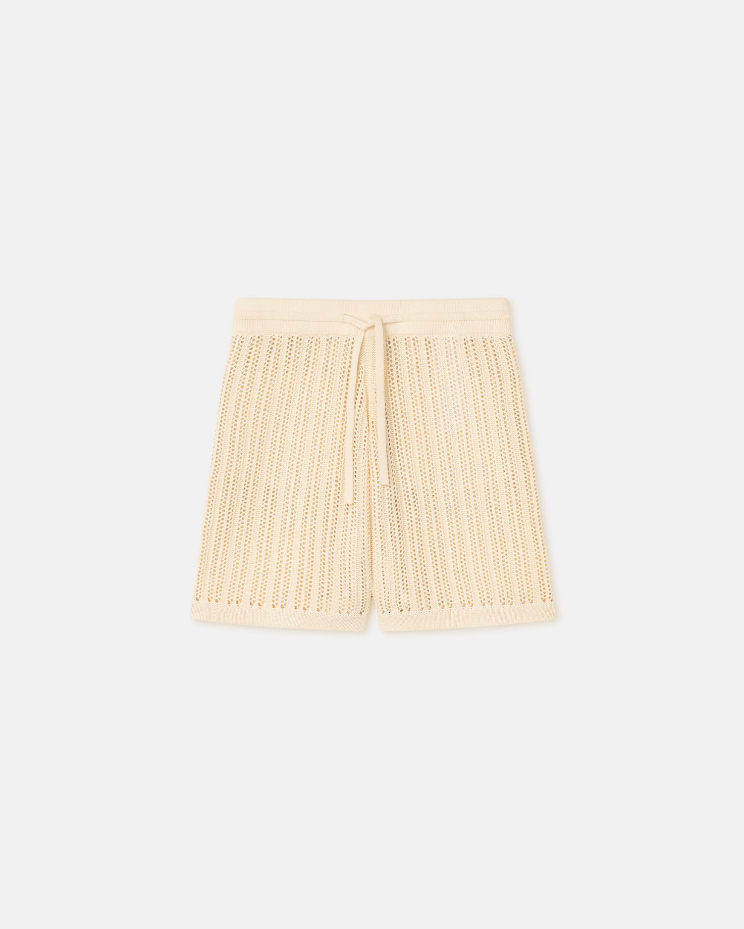 Jael Paper-Crochet Shorts | Creme