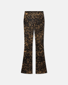 Matson Crushed Velvet Flared Leggings | Fur Stroke Animal