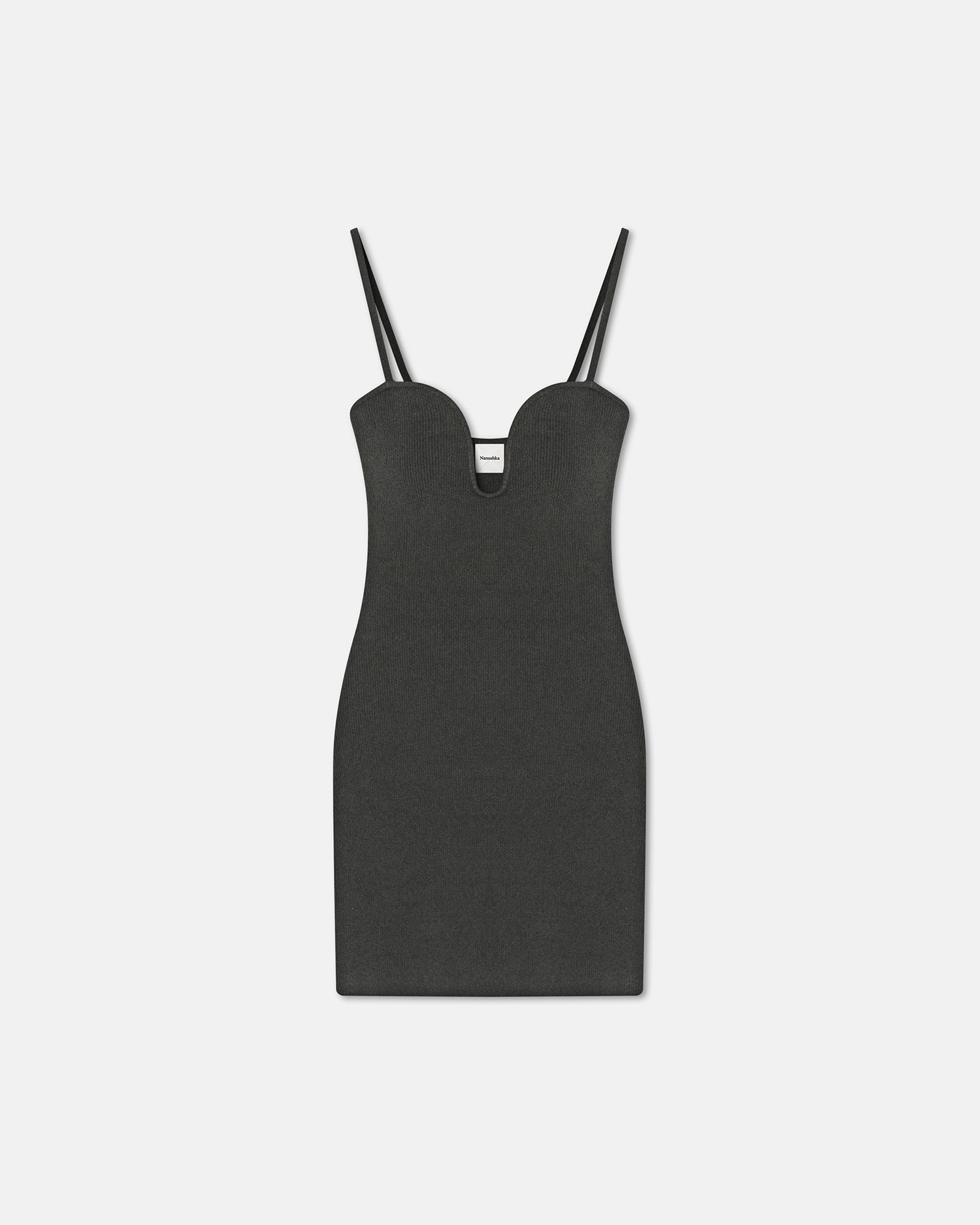 Shothi Terry-Knit Mini Dress | Graphite