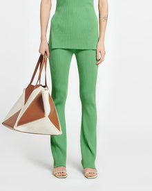 Cornelie Ribbed-Knit Pants | Green