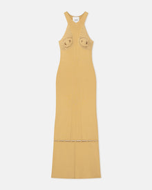 Seya Crocheted Ribbed-Knit Maxi Dress | Sun Yellow