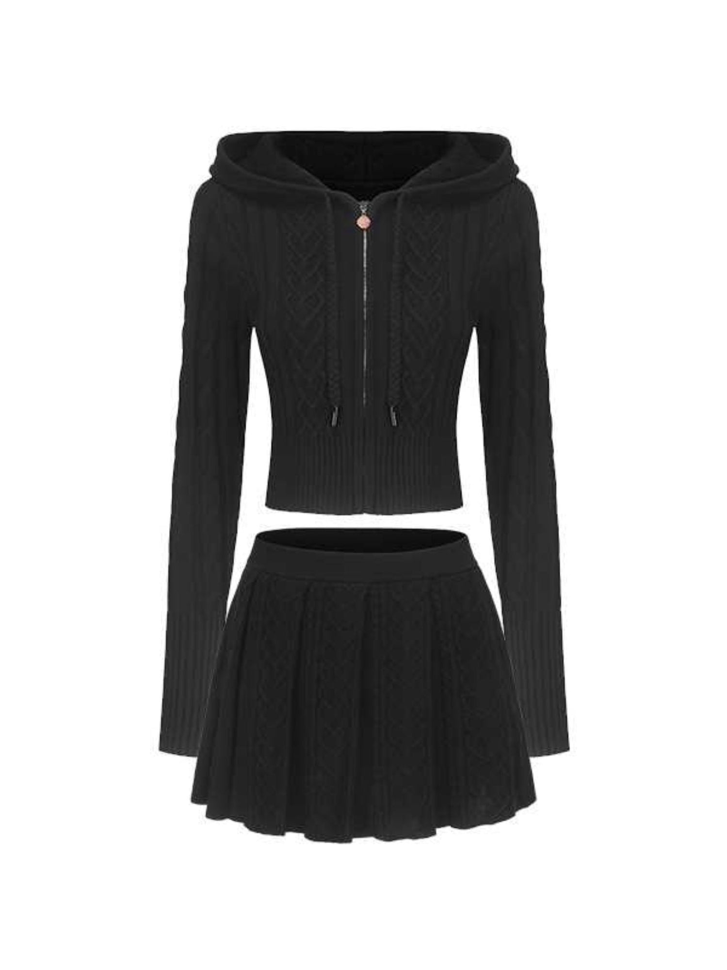 Jailina Knit Set | Black