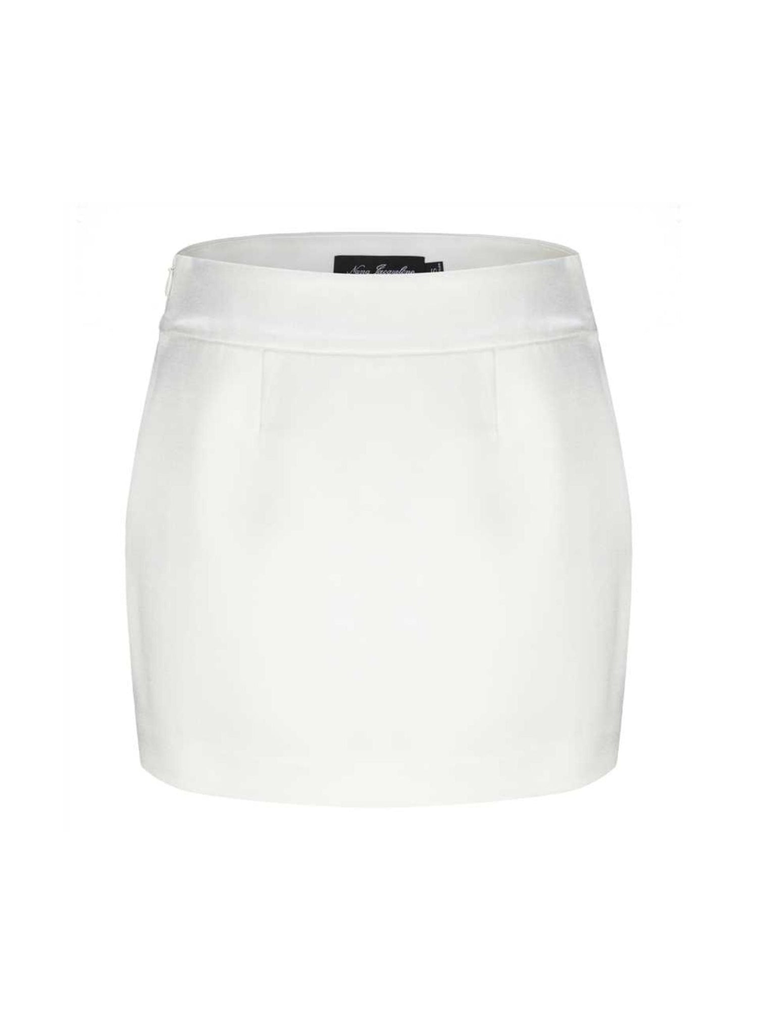 Emilia Satin Skirt | White