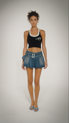 Teresa Mini Skirt | Denim