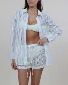 Women | Bronte Button Down Shirt Baby Eyelet | Brule