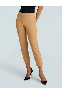 Neoprene CEO Zipper Cigarette Pant | Camel