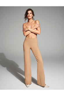 Neoprene Wide Leg Pant | Camel