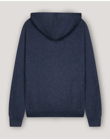 Nomad1942 | Men | Stuyvesant Zip Cashmere Hoodie | Denim