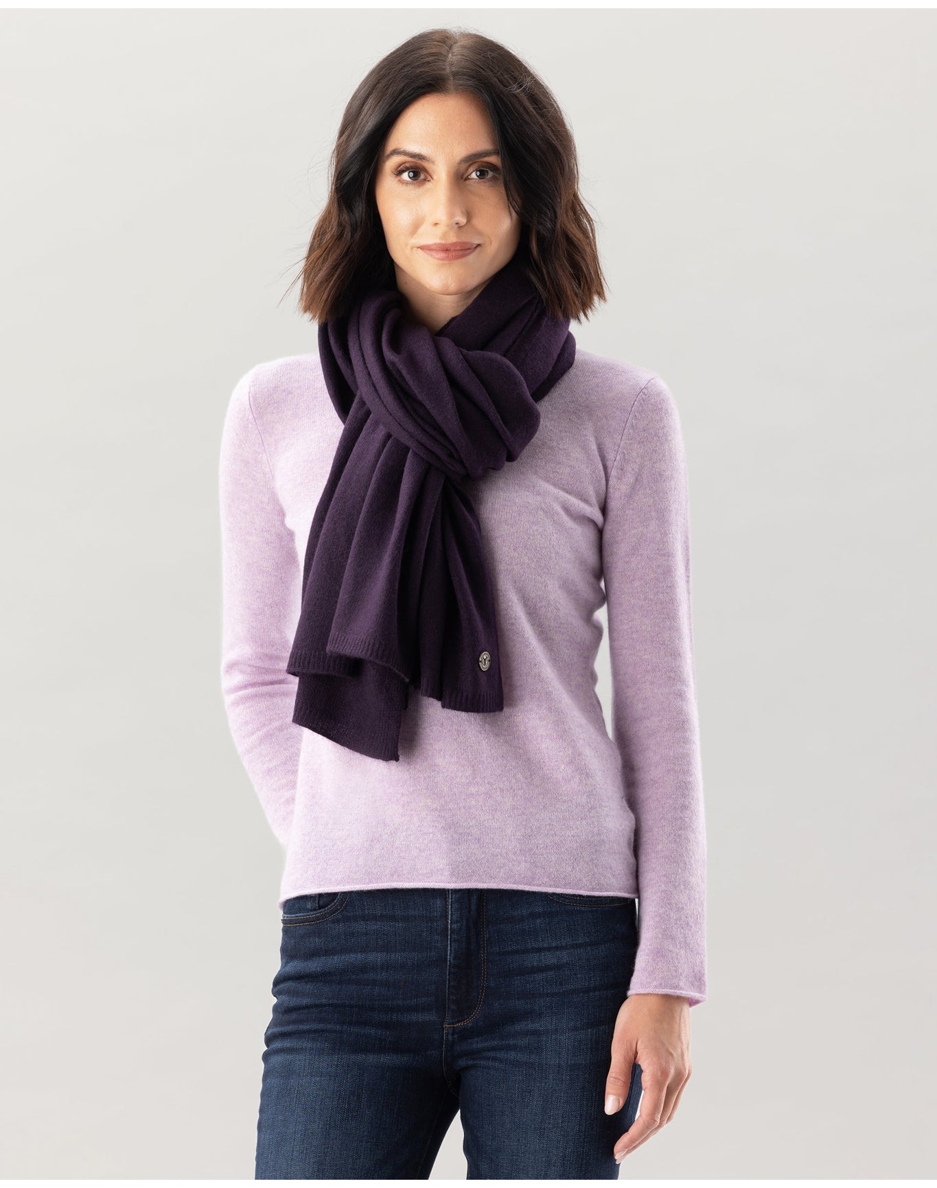 Nomad1942 | Unisex | Kennedy Cashmere Travel Wrap | Currant