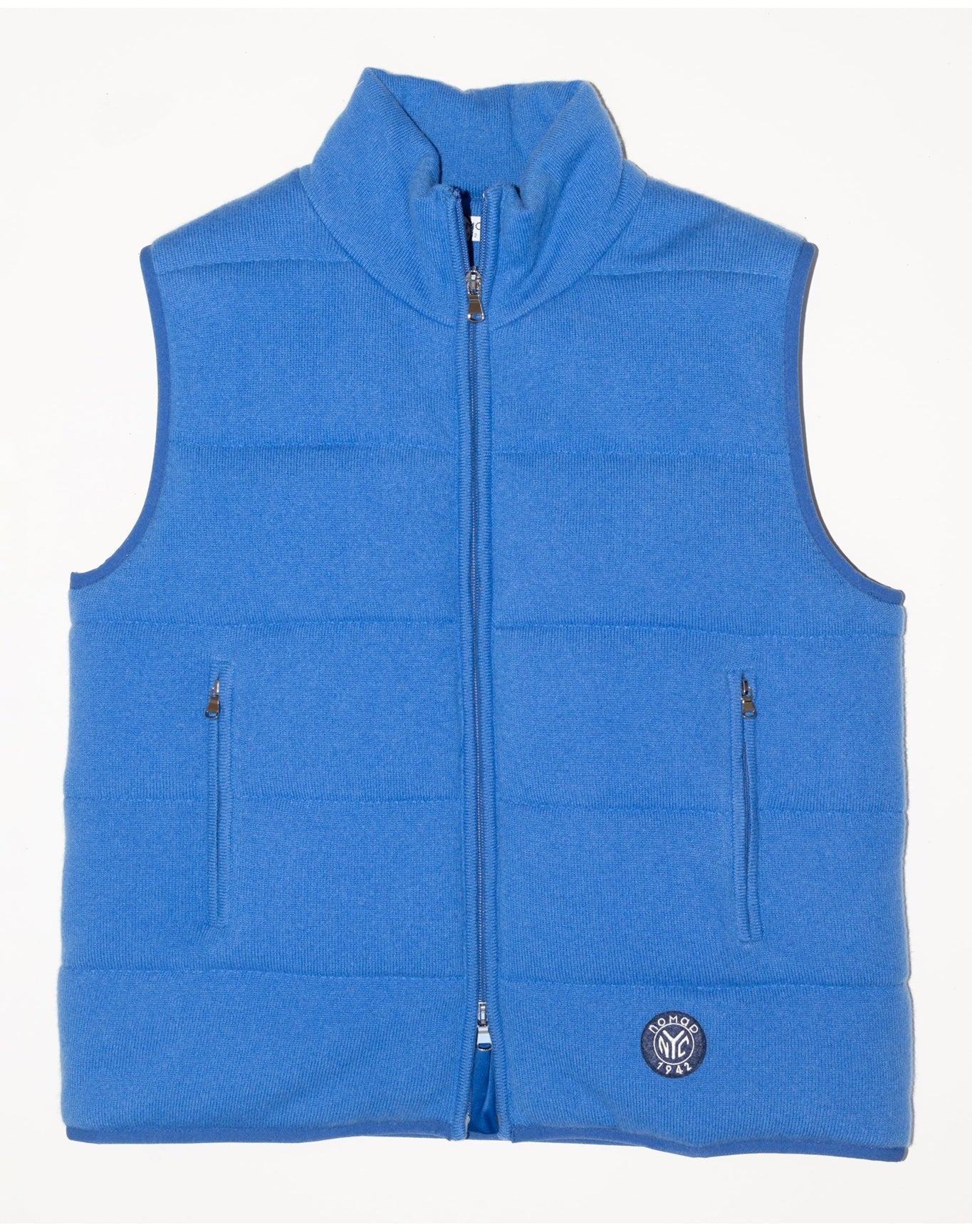 Nomad1942 | Unisex | Magnolia Quilted Vest | Cobalt