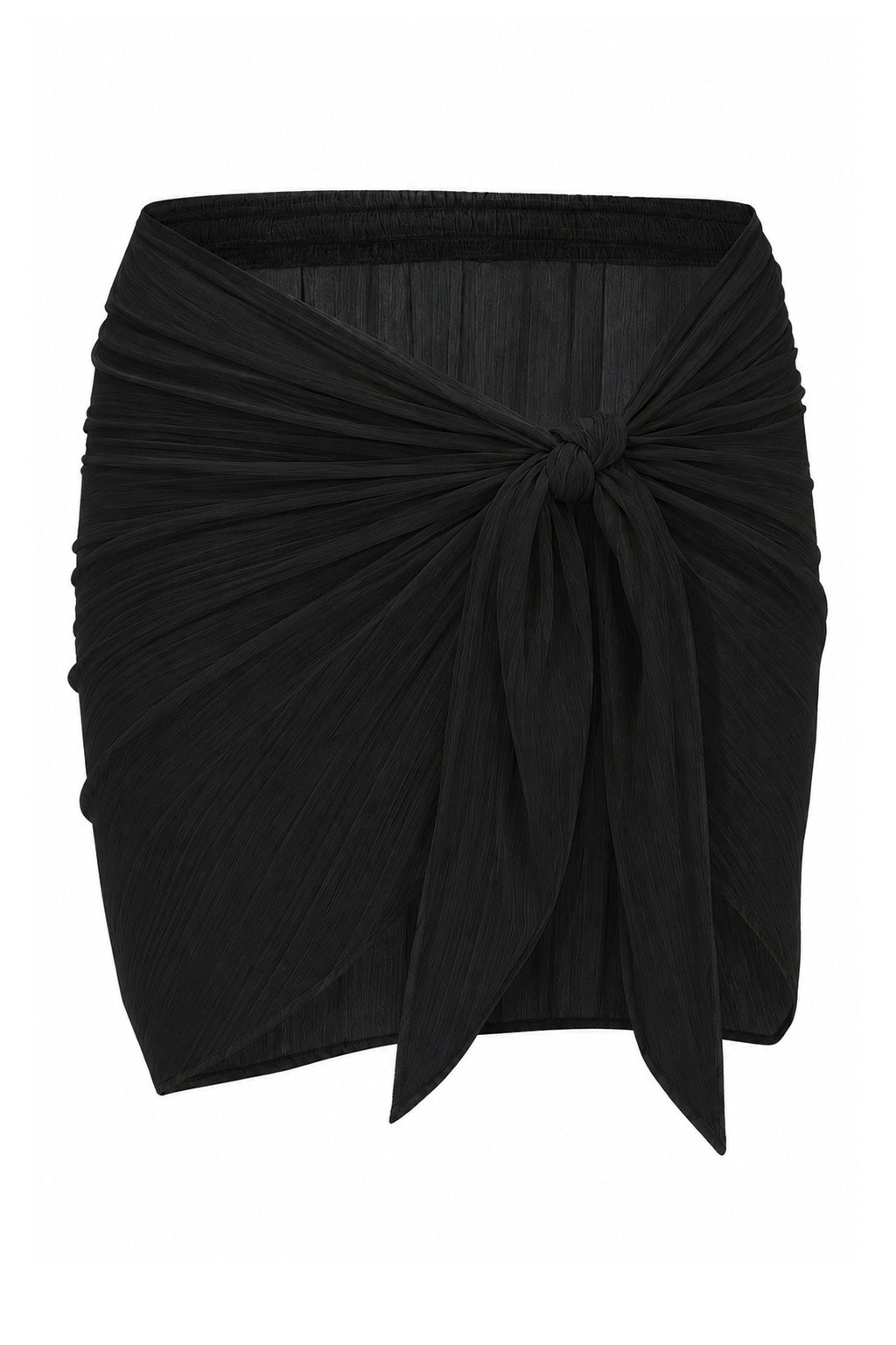 Nyla Pareo Skirt | Black Ripple