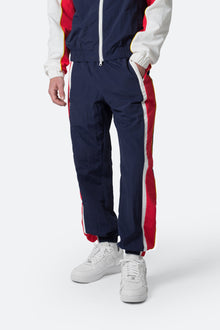 Nylon Track Pants | Red x White x Blue