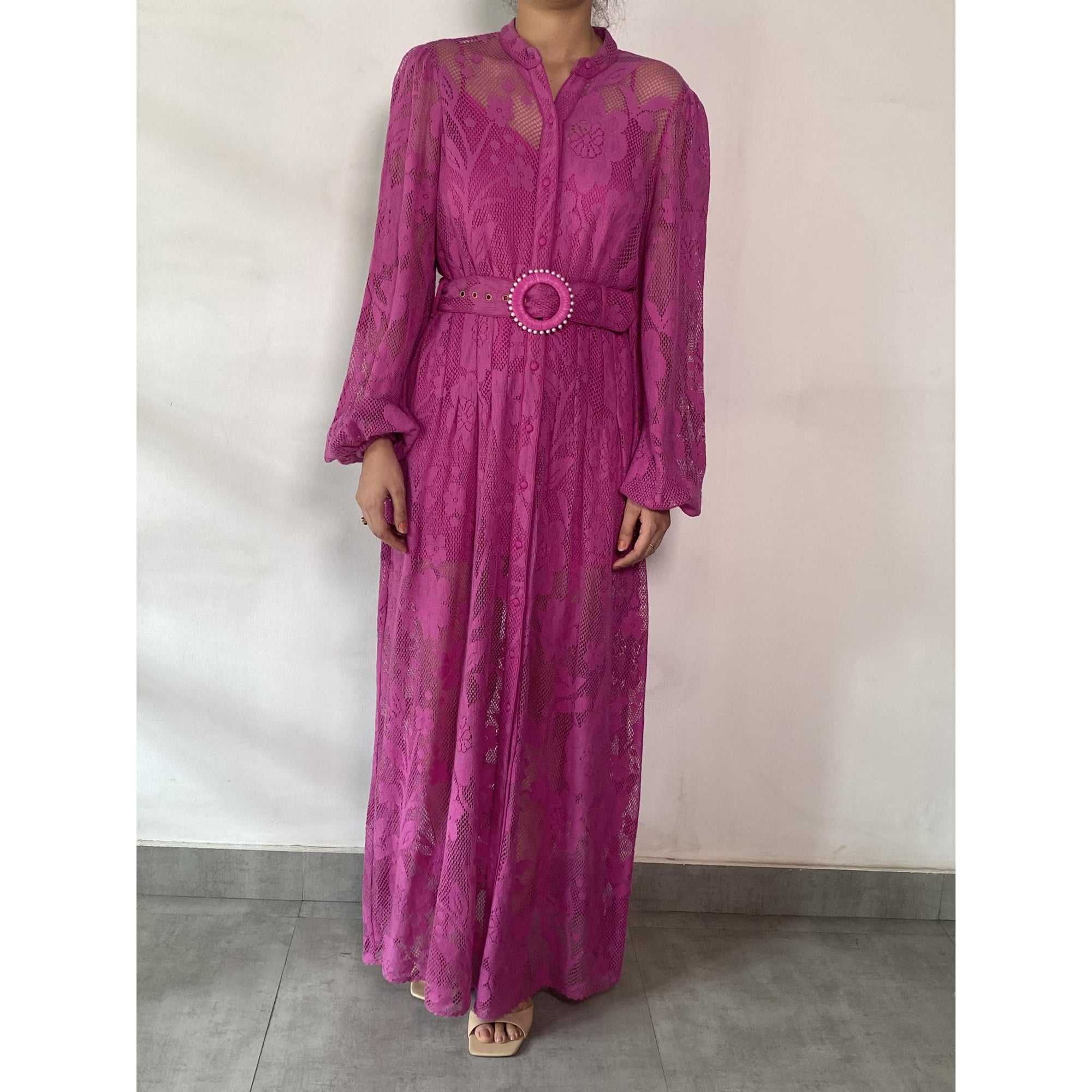 Nysa Pink Long Dress