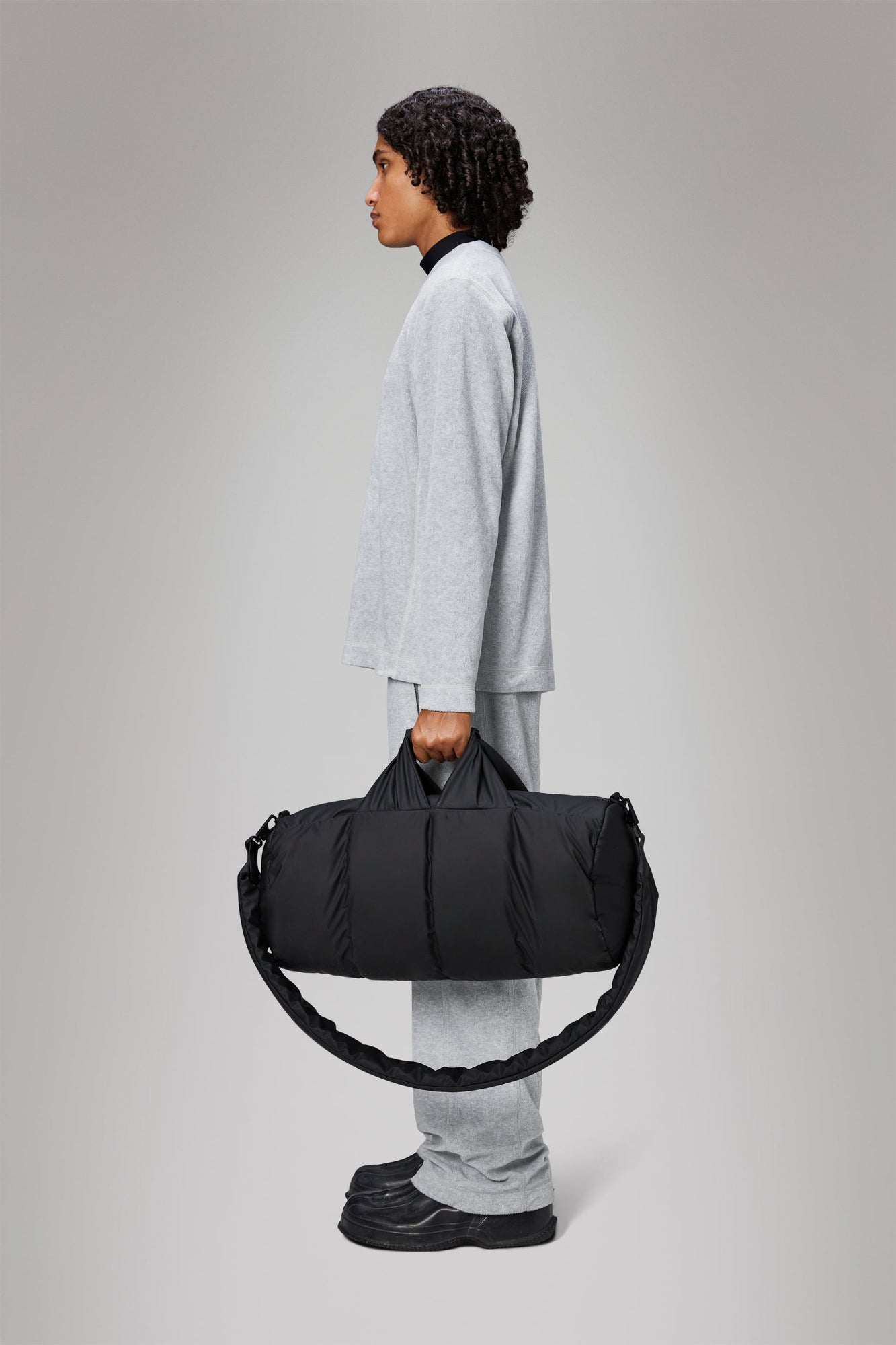 Nyssa Puffer Duffel Bag | Black