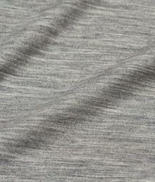 OB-T Merino Black Tailored Fit Crewneck Merino T-Shirt | Grey Melange