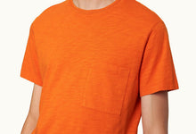 OB Classic Classic Fit Crewneck Garment Dye Cotton T-Shirt | Tiger Lily